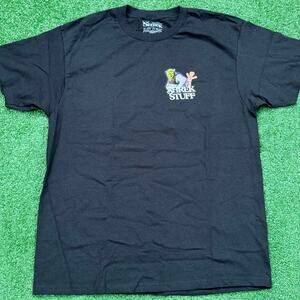 RAW FORM x SHREK Black T Shirt Shrek Stuff Tee “What Ya Thinking About”